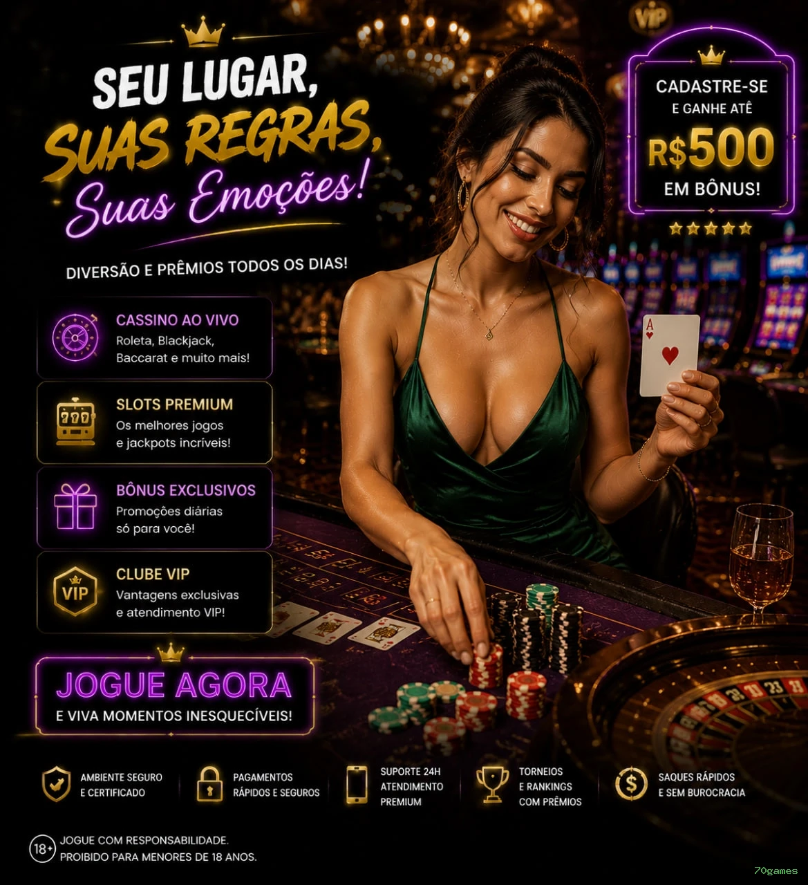 Verificação KYC 70games